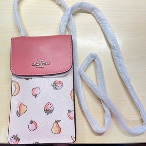 Coach Spring collection cellphone bag crossbody bag